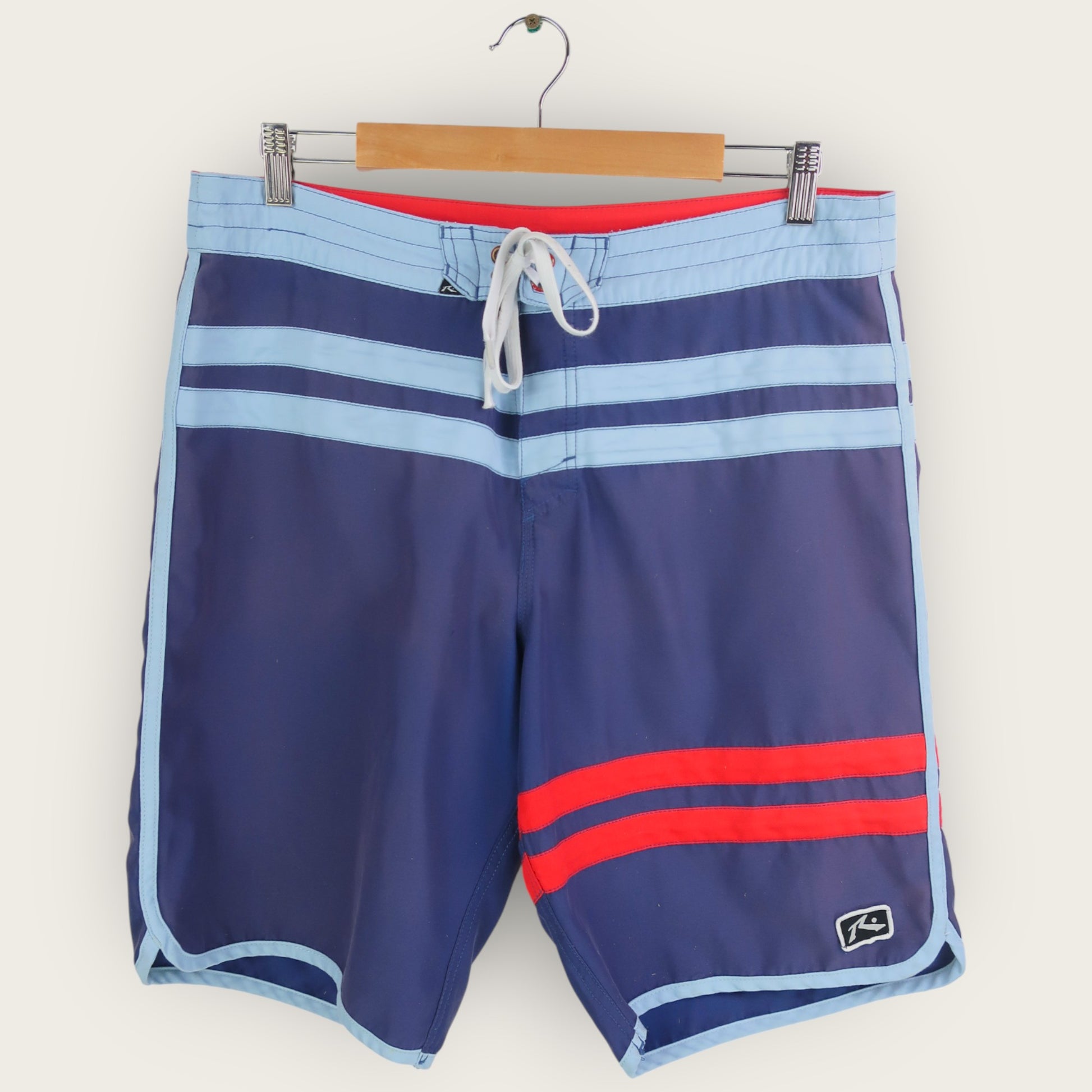 VINTAGE RUSTY BOARD SHORTS - 34"