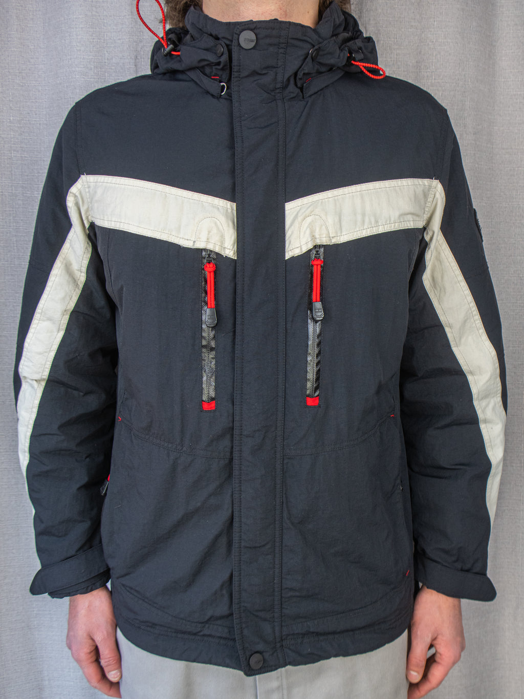 2004 Tommy Hilfiger Technical Hooded Jacket - S/M
