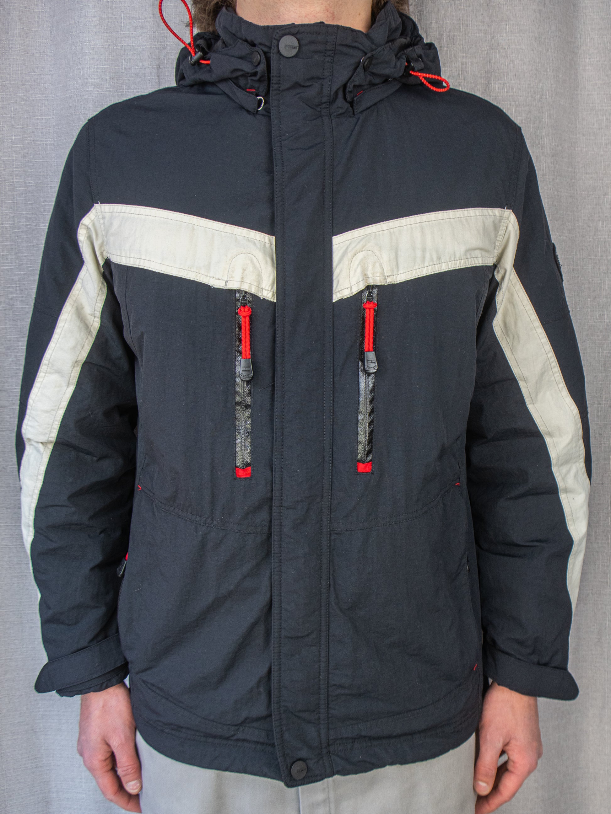 2004 Tommy Hilfiger Technical Hooded Jacket - S/M