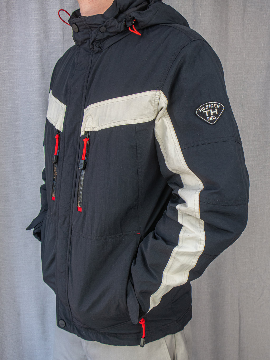 2004 Tommy Hilfiger Technical Hooded Jacket - S/M