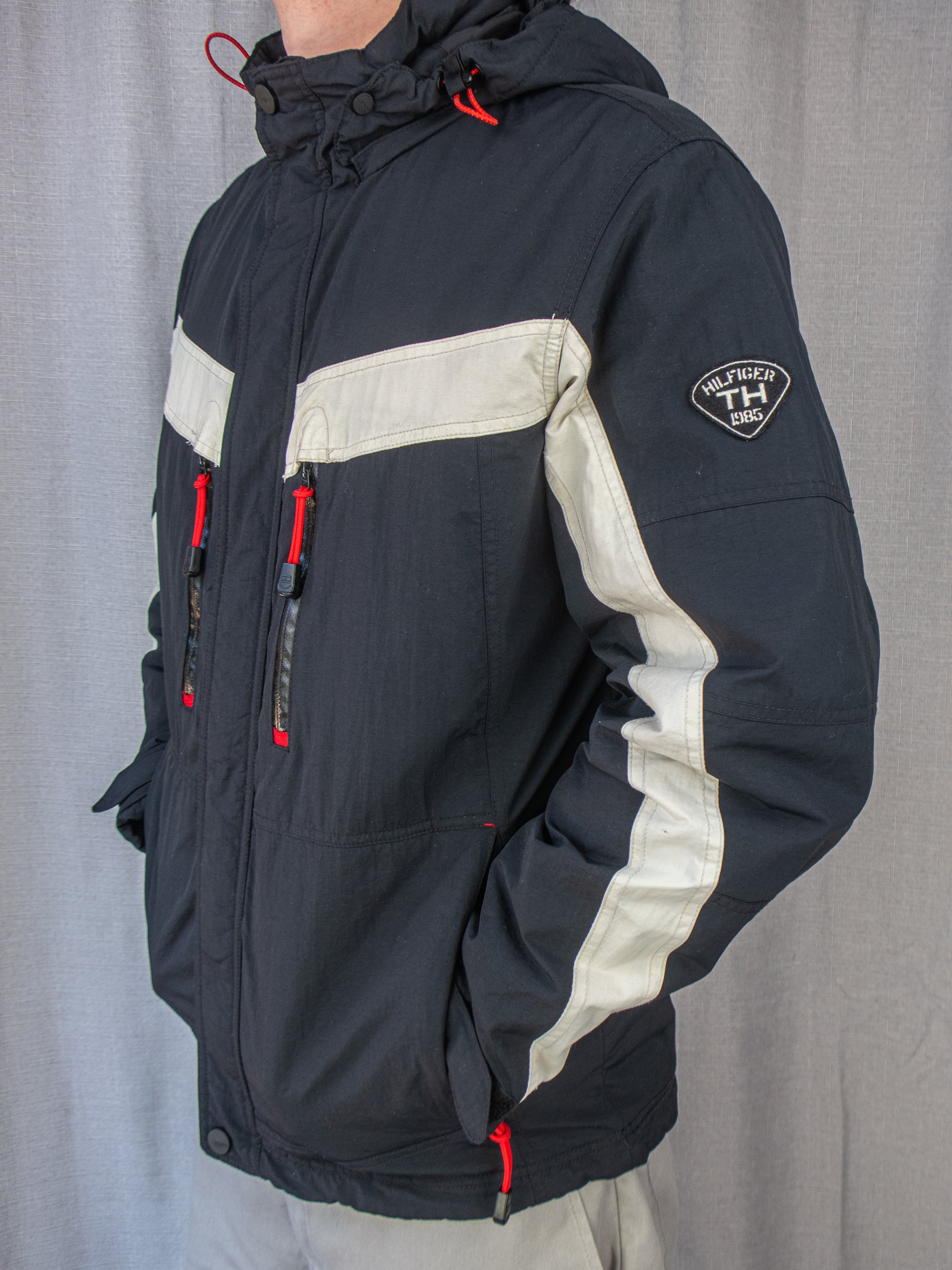 2004 Tommy Hilfiger Technical Hooded Jacket - S/M