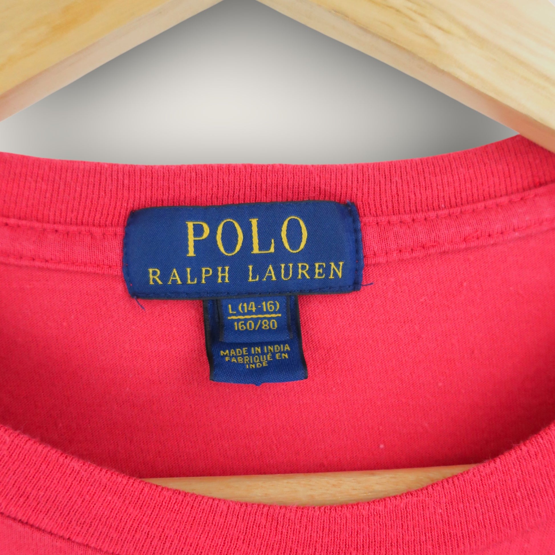 VINTAGE WMNS RALPH LAUREN T-SHIRT - L