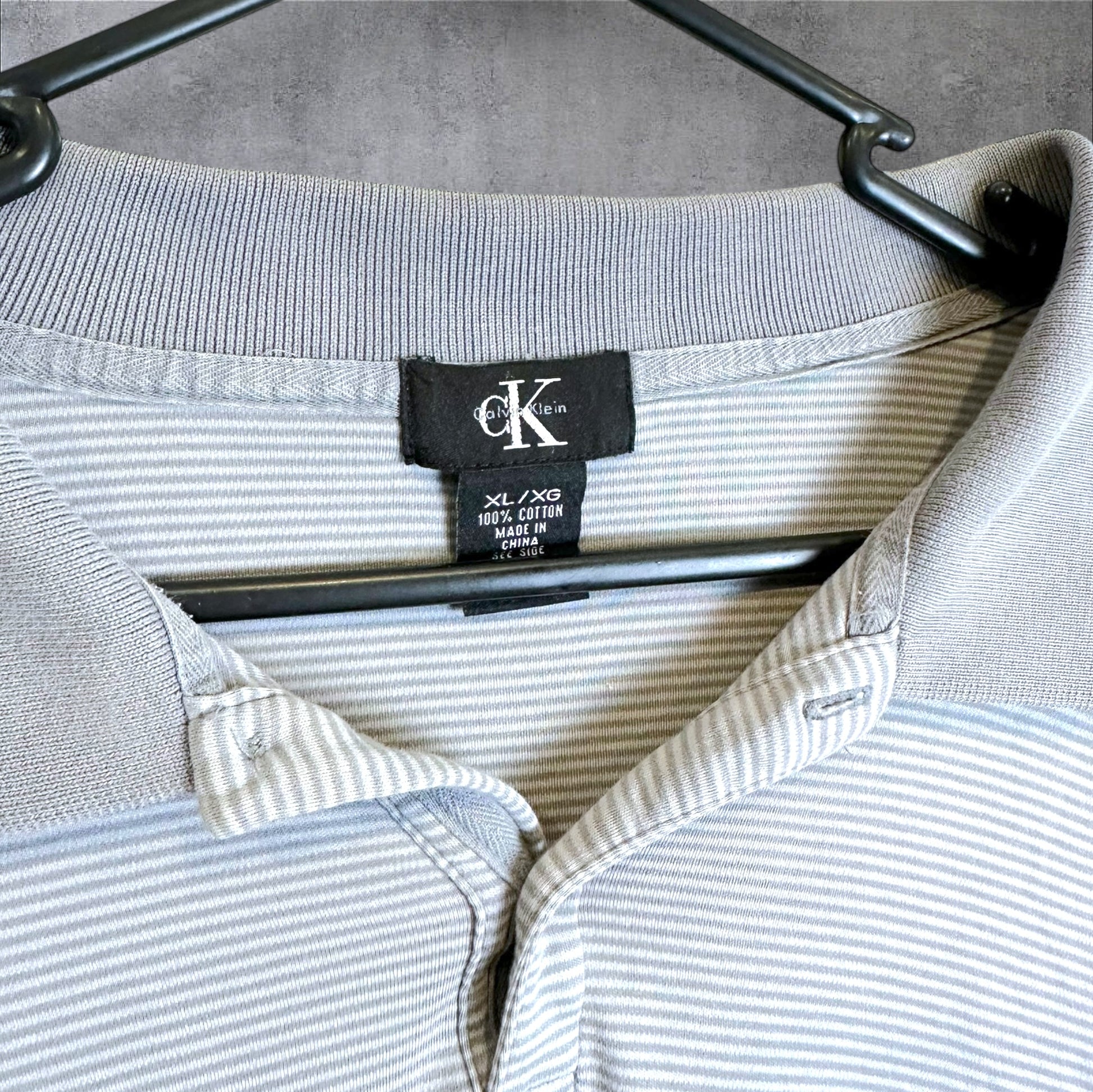 VINTAGE CALVIN KLEIN POLO SHIRT - L/XL