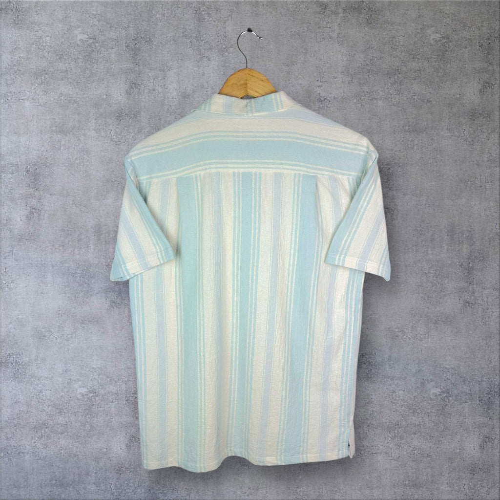 PIPING HOT BUTTON-UP SHIRT - XS