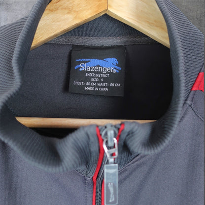 VINTAGE SLAZENGER TRACK JACKET - S
