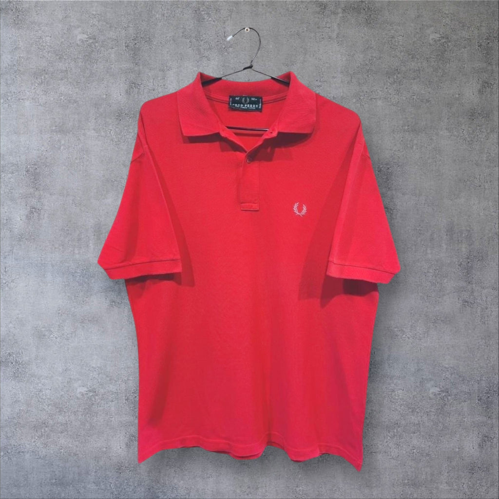 VINTAGE FRED PERRY POLO SHIRT - M/L