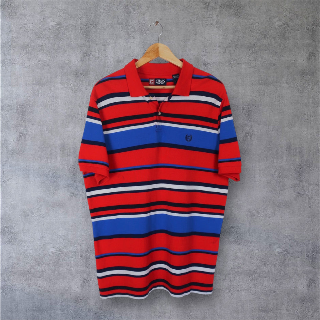 VINTAGE CHAPS POLO SHIRT - L