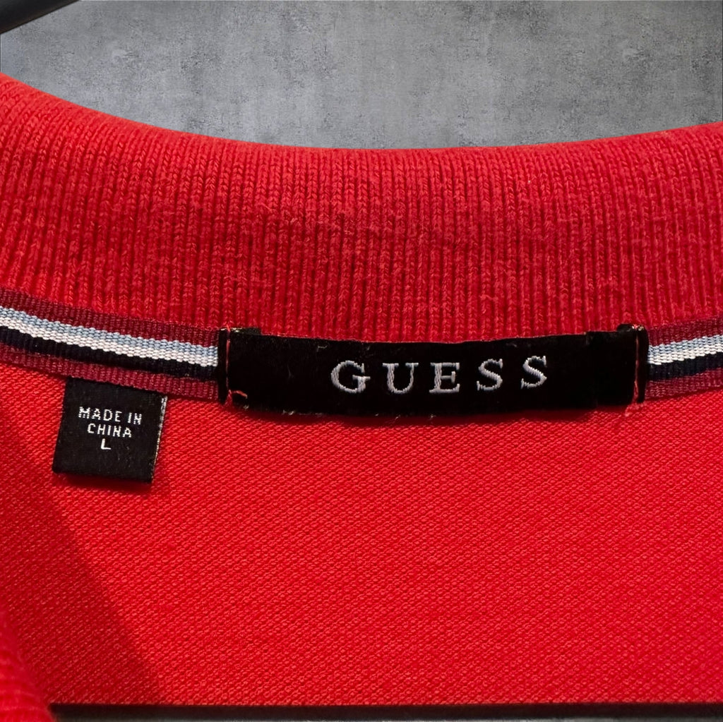 VINTAGE WMNS GUESS POLO SHIRT - L