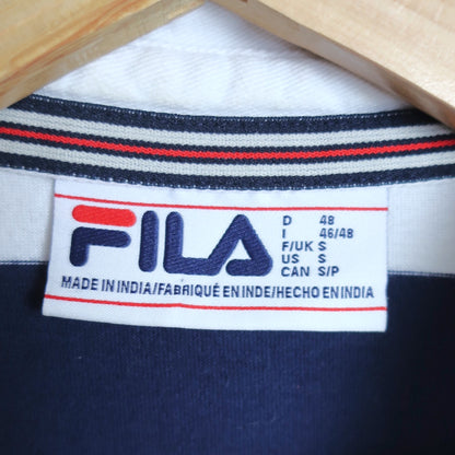 VINTAGE LONG-SLEEVE FILA POLO SHIRT - S