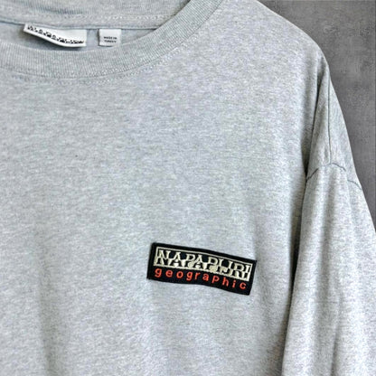 VINTAGE LONG-SLEEVE NAPAPIJRI T-SHIRT - M
