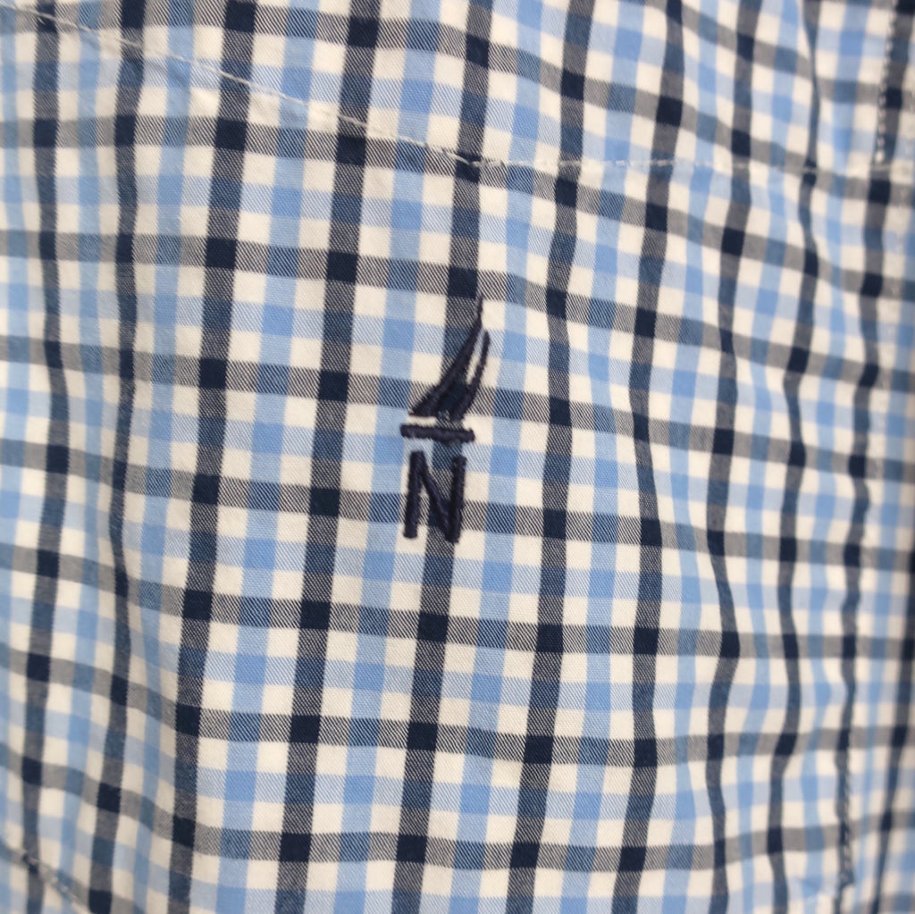 VINTAGE NAUTICA BUTTON-UP SHIRT - S