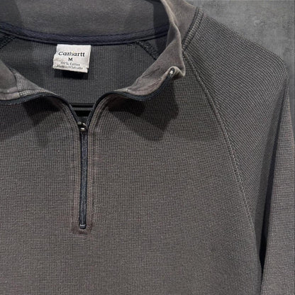 VINTAGE CARHARTT 1/4 ZIP - M/L