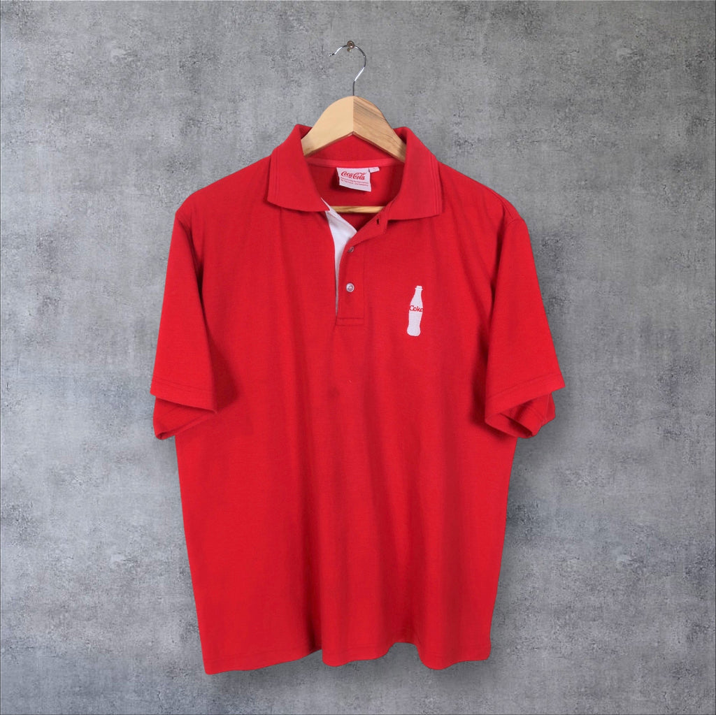 VINTAGE COCA COLA POLO SHIRT - S