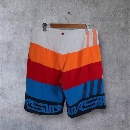 VINTAGE QUIKSILVER BOARD SHORTS - 32"