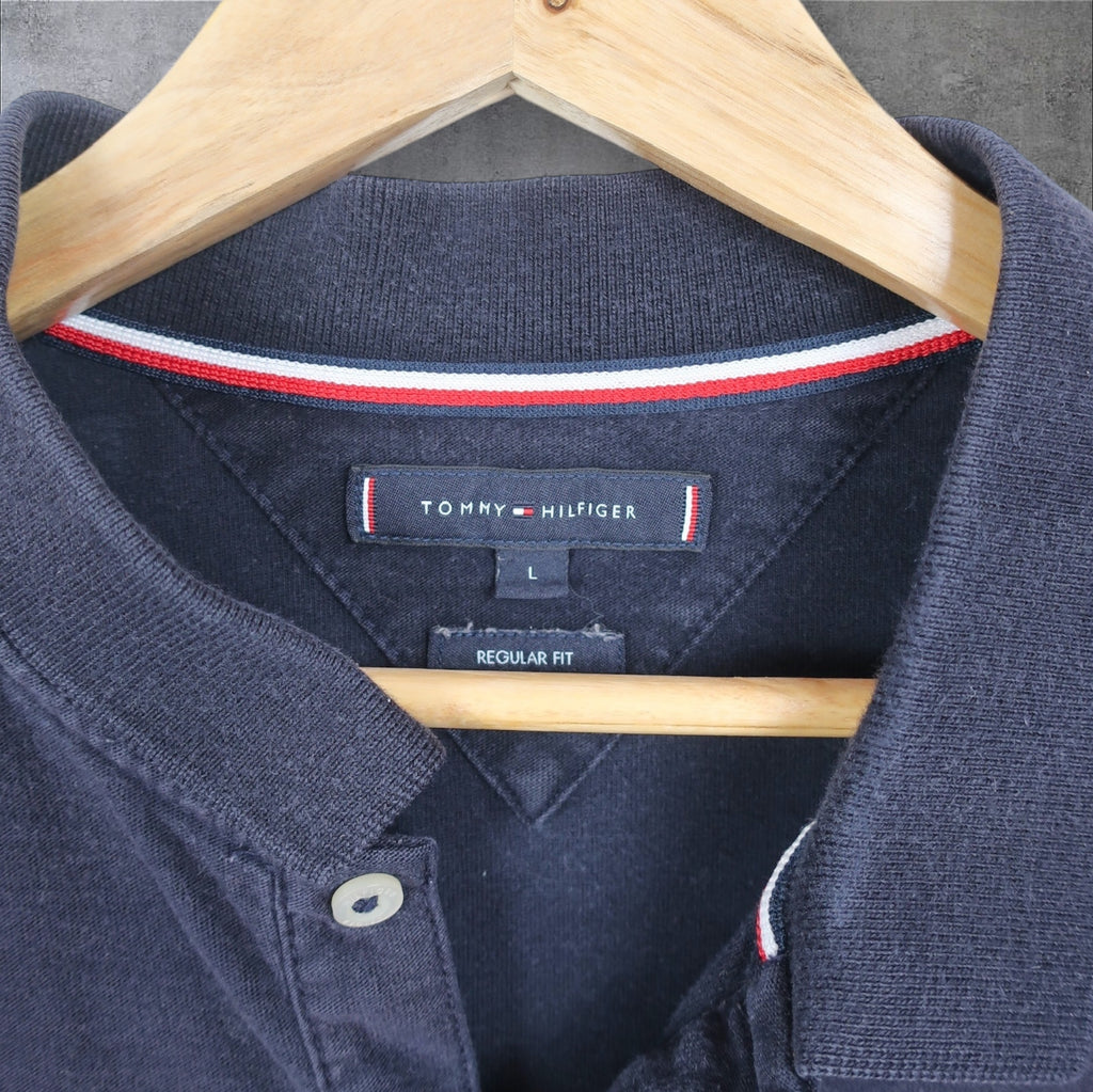 VINTAGE TOMMY HILFIGER POLO SHIRT - L