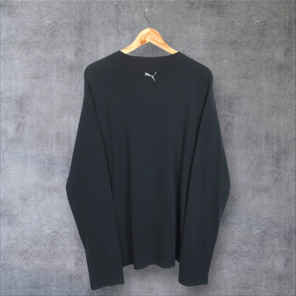 VINTAGE LONG-SLEEVE PUMA T-SHIRT - L