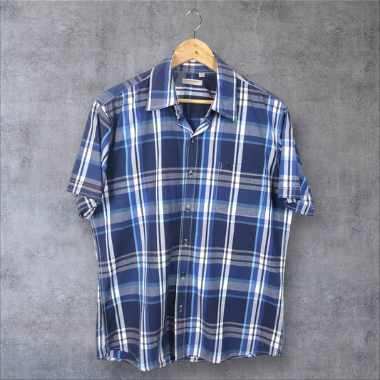 BURBERRY BUTTON-UP SHIRT - L/XL