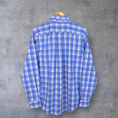 VINTAGE LONG-SLEEVE NAUTICA BUTTON-UP SHIRT - M