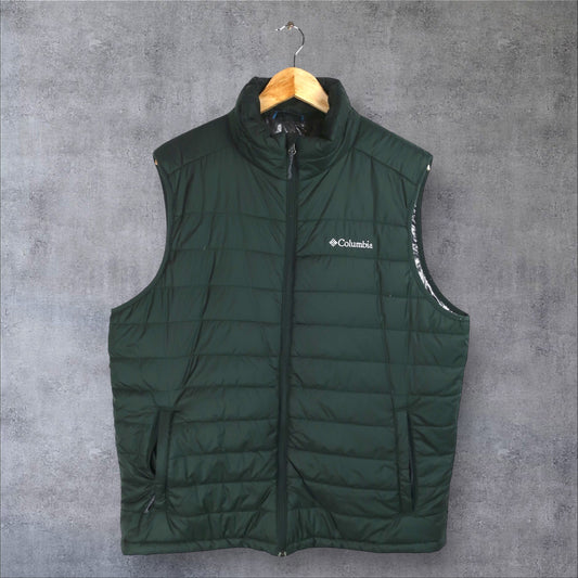 VINTAGE COLUMBIA PUFFER VEST - L