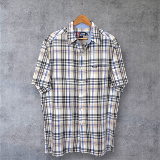VINTAGE CHAPS RALPH LAUREN BUTTON-UP SHIRT - M/L