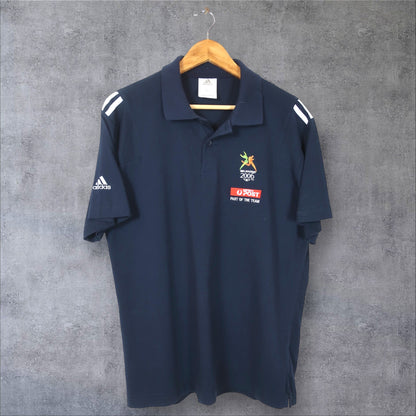 VINTAGE ADIDAS 2006 MELBOURNE COMMONWEALTH GAMES POLO SHIRT - M