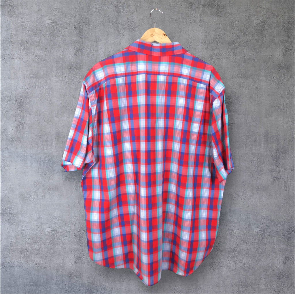 VINTAGE NAUTICA BUTTON-UP SHIRT - XXL