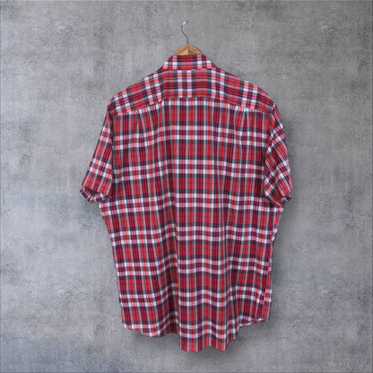 VINTAGE NAUTICA BUTTON-UP SHIRT - L