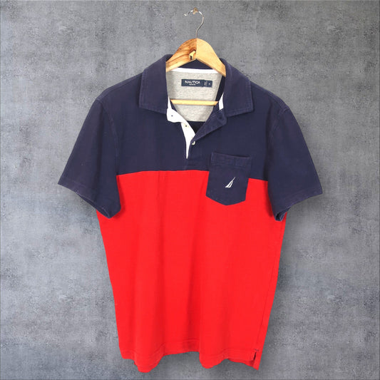 VINTAGE NAUTICA POLO SHIRT - M