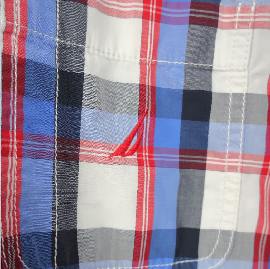 VINTAGE NAUTICA BUTTON-UP SHIRT - XXL