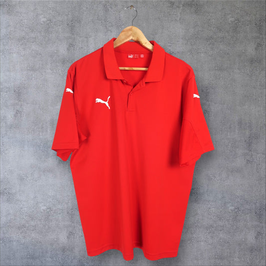 VINTAGE PUMA POLO SHIRT - L