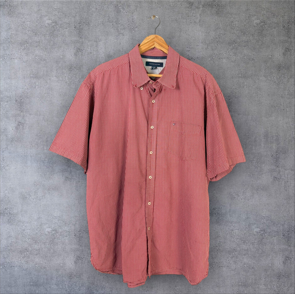 VINTAGE TOMMY HILFIGER BUTTON-UP SHIRT - XL