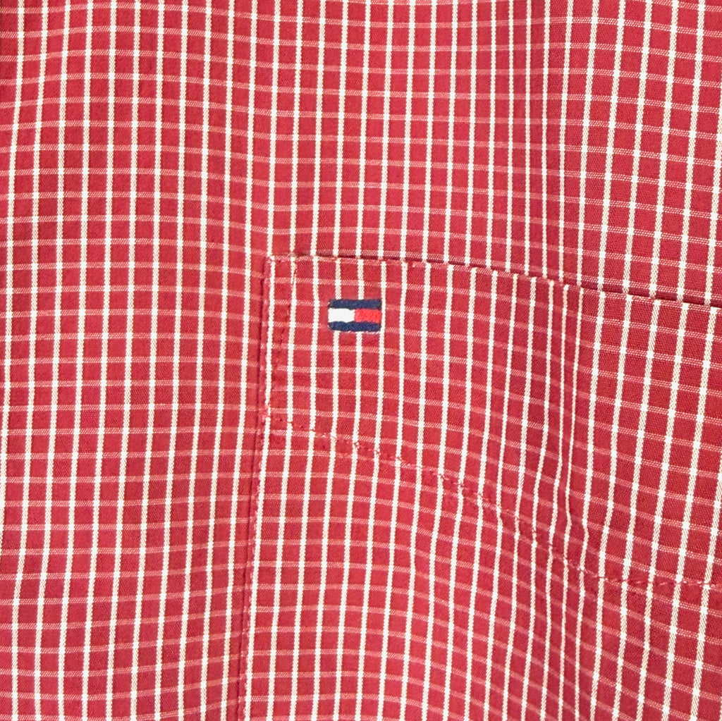 VINTAGE TOMMY HILFIGER BUTTON-UP SHIRT - XL