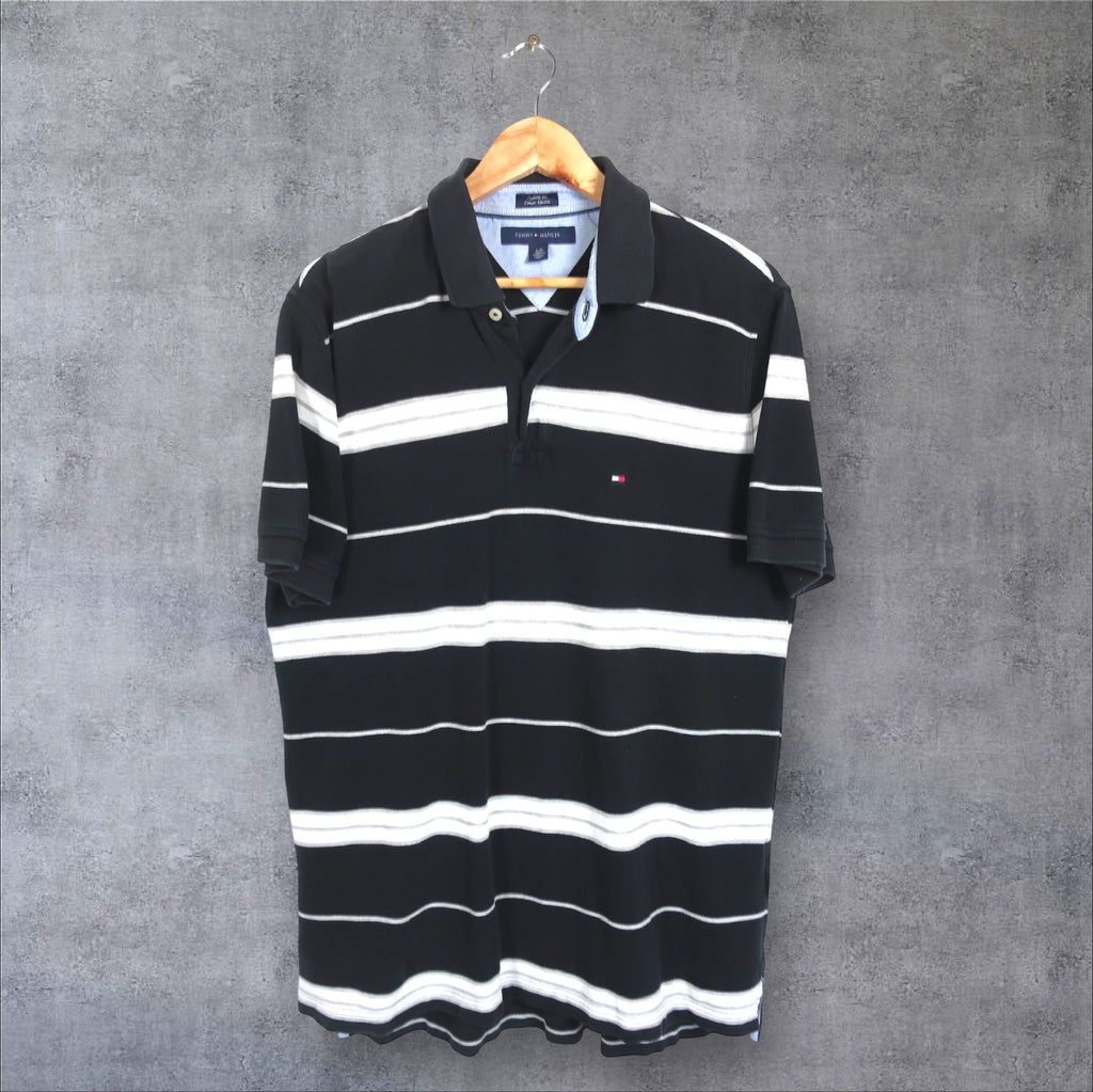 VINTAGE TOMMY HILFIGER POLO SHIRT - L