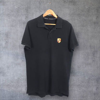 VINTAGE PORSCHE POLO SHIRT - S/M