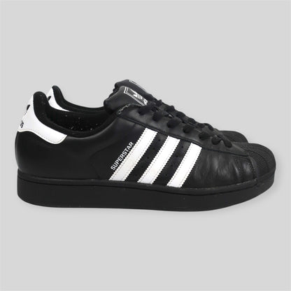 BLACK & WHITE ADIDAS SUPERSTAR II - SIZE 11