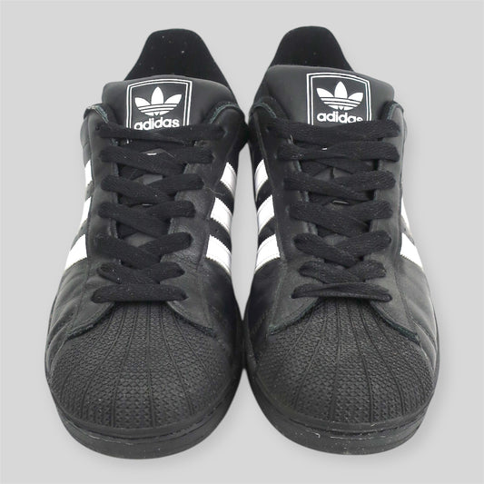 BLACK & WHITE ADIDAS SUPERSTAR II - SIZE 11