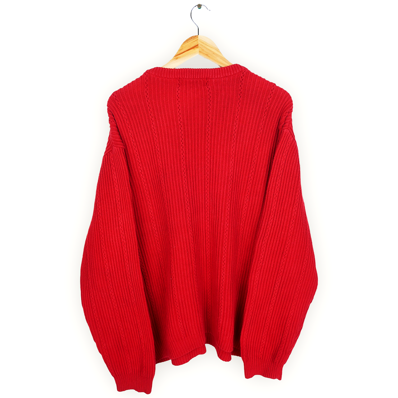 VINTAGE CHAPS KNIT SWEATER - XL