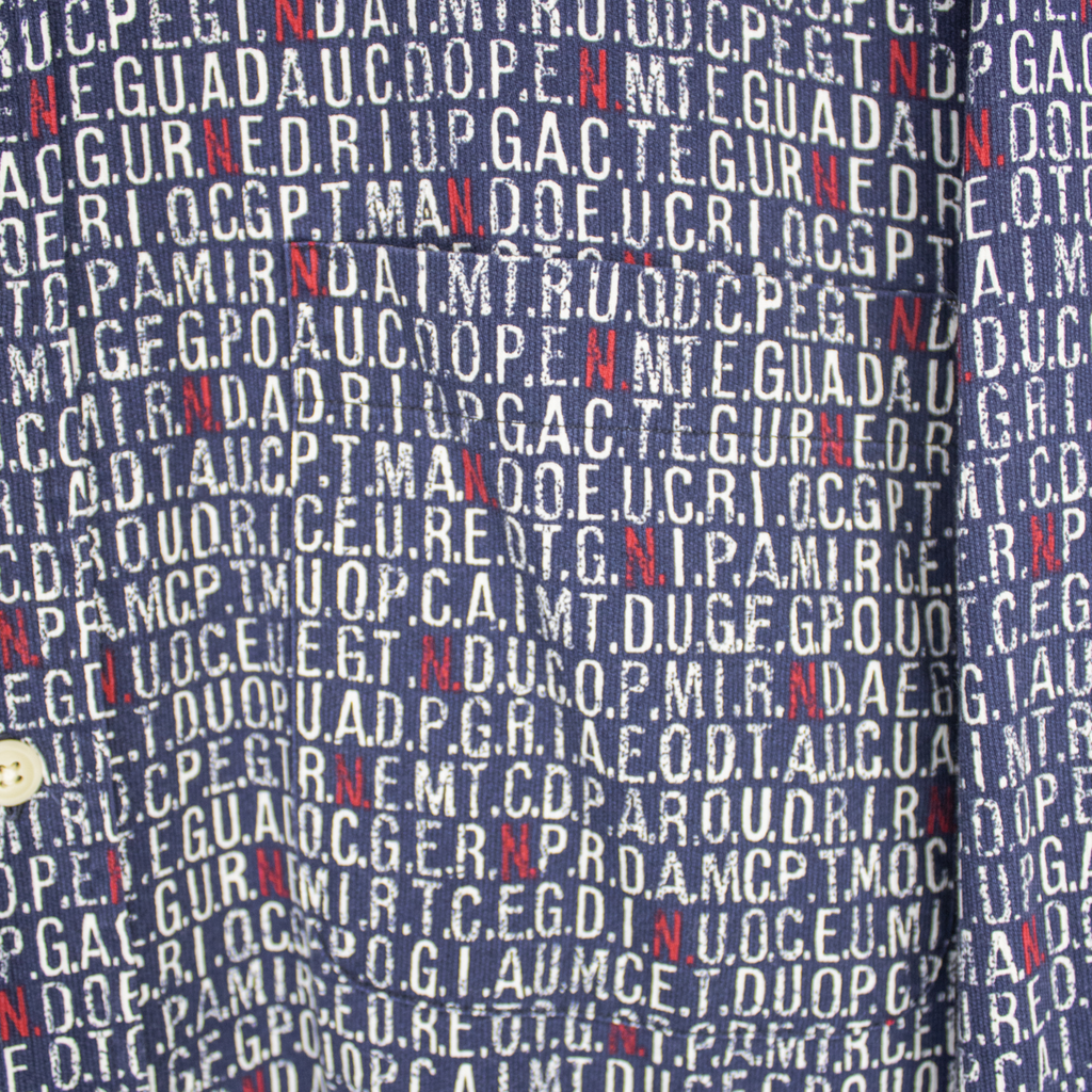 VINTAGE LONG-SLEEVE NAUTICA BUTTON-UP SHIRT - L