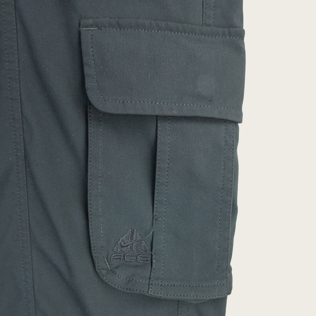 Y2K Nike ACG Cargo Pants - Charcoal Grey - Size 6