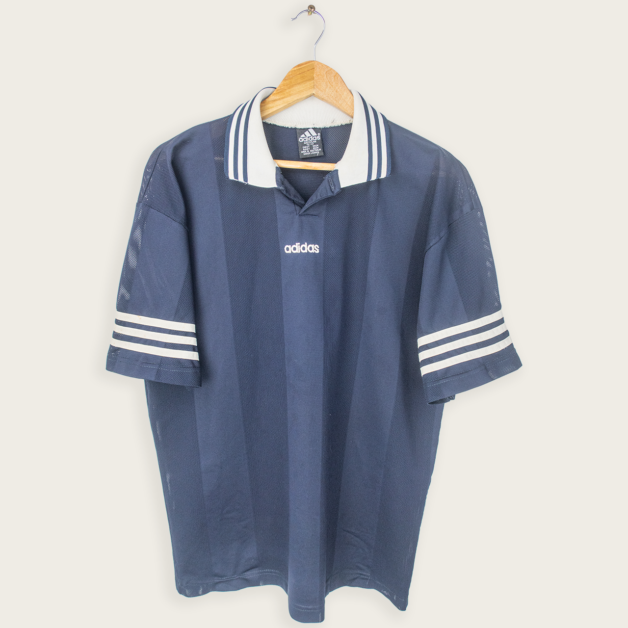 90's ADIDAS POLO SHIRT - M