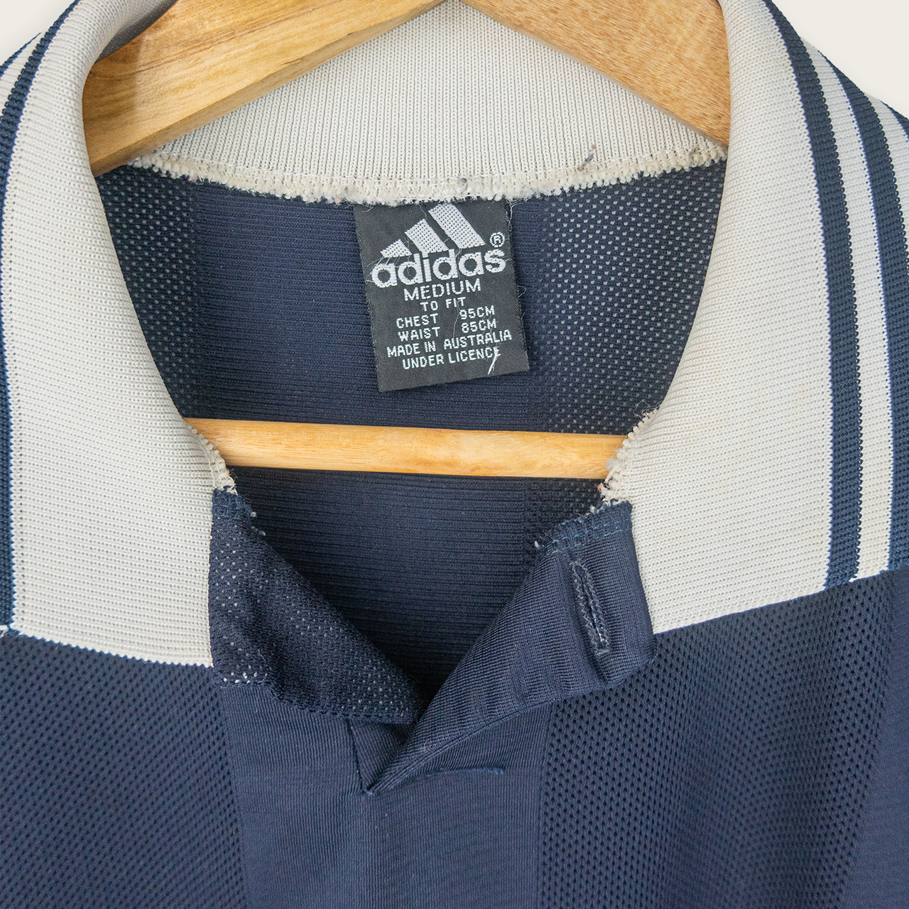 90's ADIDAS POLO SHIRT - M