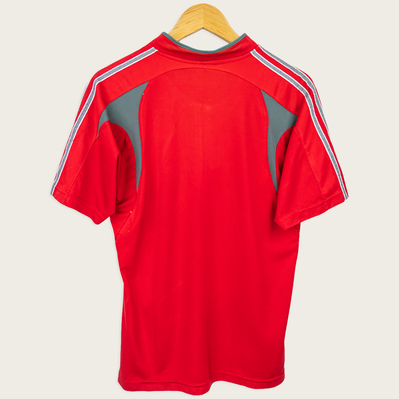 00's Adidas 1/4-Zip T-Shirt - M