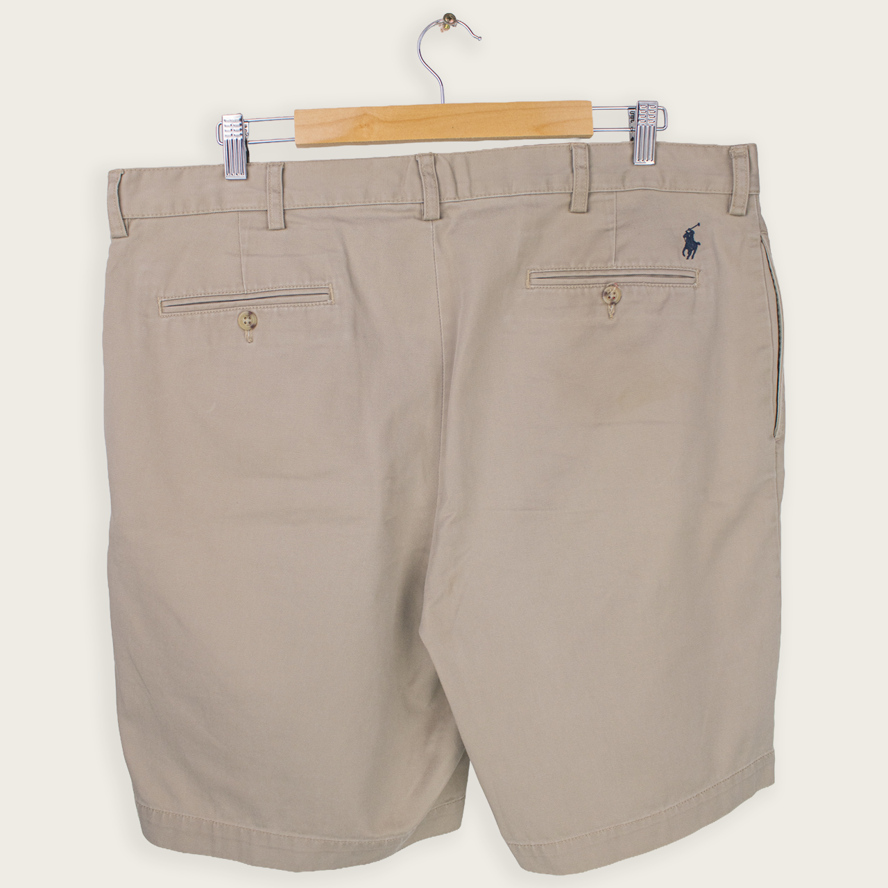 VINTAGE RALPH LAUREN PLEATED SHORTS - 38"