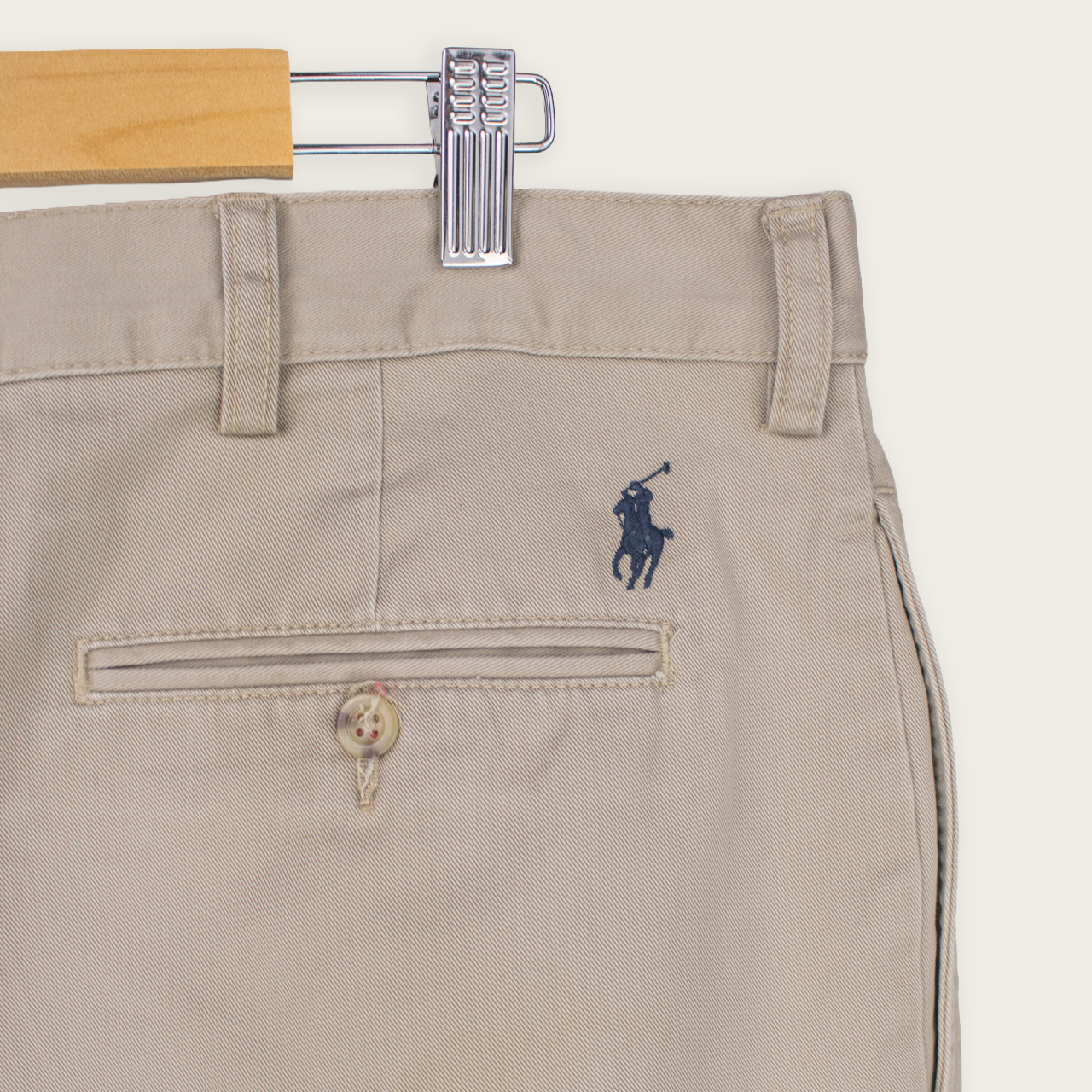 VINTAGE RALPH LAUREN PLEATED SHORTS - 38"