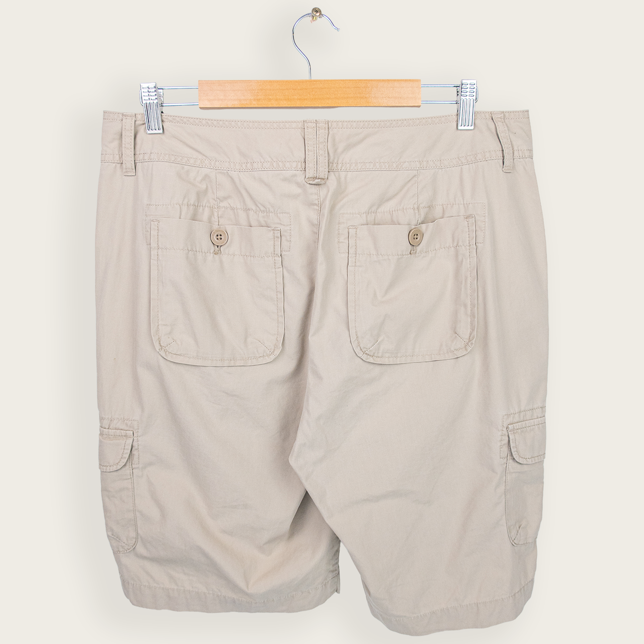 Vintage G.H. Bass Cargo Shorts - Beige - Size 12