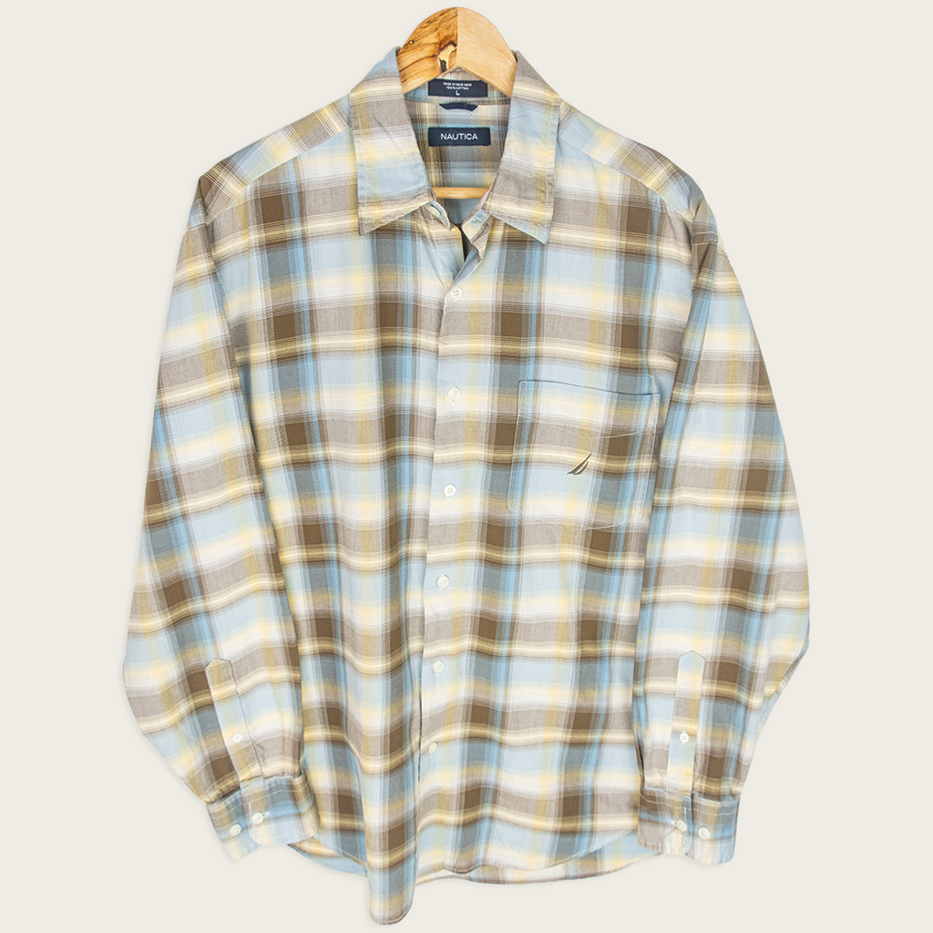 00's Nautica Button-Up Shirt - L