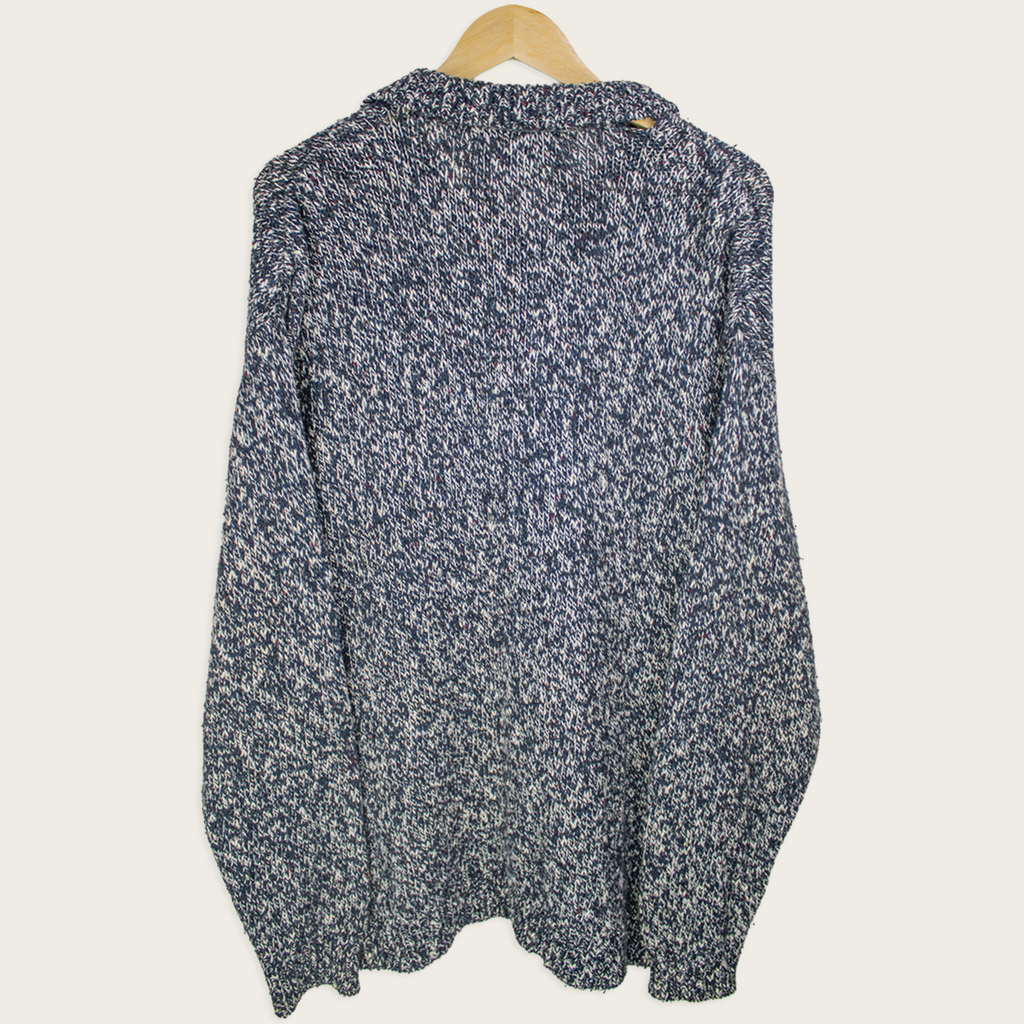00's Billabong Knitted Collared Sweatshirt - XL