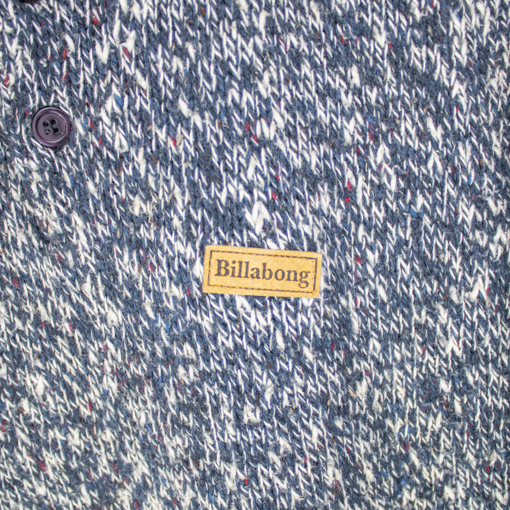00's Billabong Knitted Collared Sweatshirt - XL