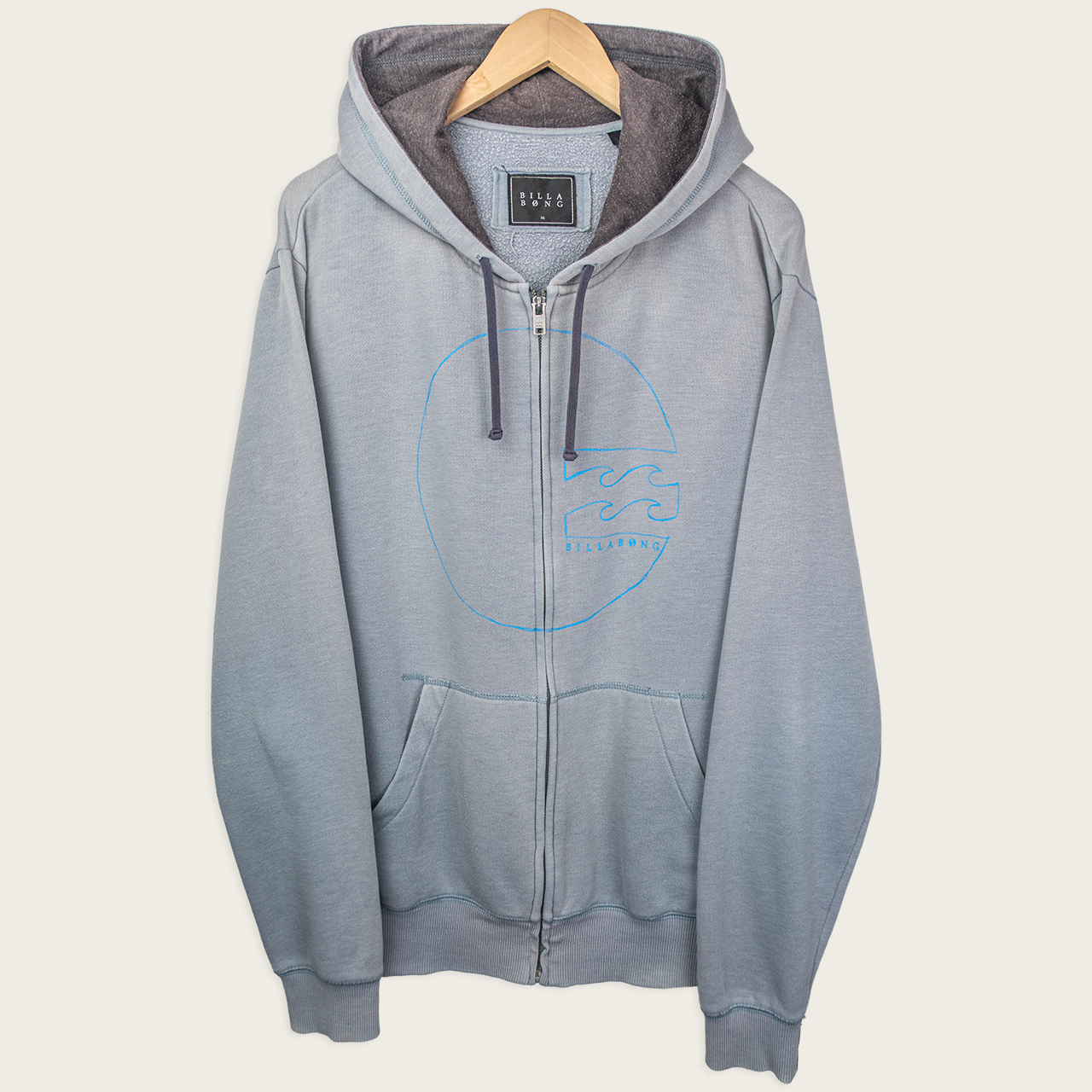 00's Billabong Zip Hoodie - XL