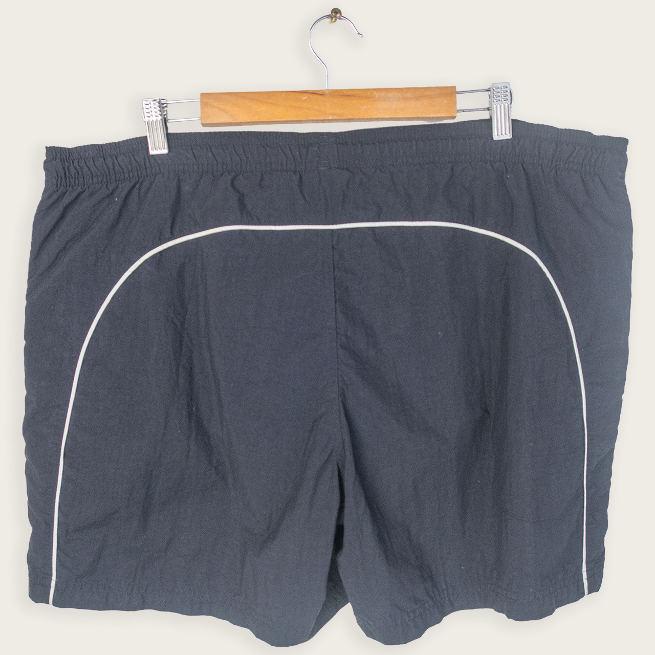 00's ADIDAS ADJUSTABLE TRACK SHORTS - XL